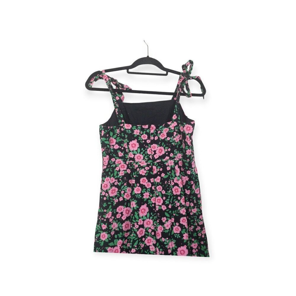 Princess Highway Sundress Dress Pink Floral Romantic SZ M 100% Organic Cotton - Picture 4 of 12